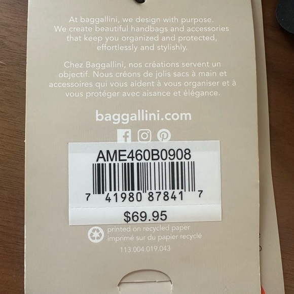 Baggallini anti theft handbag - Picture 10 of 10